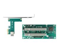 Delock Scheda Riser PCI Express x1 per 2 x PCI 32 Bit Slot con 60 cm 90066
