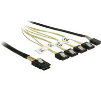 DELOCK 83319 - Mini SAS SFF8087>4xSATA7 P.Rev.+SideB. 1.0m