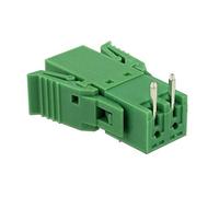 Delock - Set di blocco terminale per scheda a 2 pin, 3,81 mm, scala orizzontale