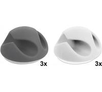 Delock set di fermacavi (2 pieghe) da 6 pezzi NEW