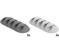 Delock set di fermacavi (5 pieghe) da 6 pezzi NEW
