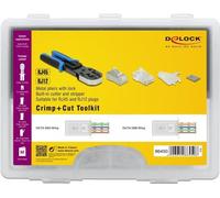 DELOCK 86450 - Set di strumenti di rete RJ45 per la crimpatura e il taglio