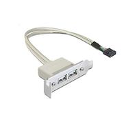 DELOCK SLOT BRACKET USB 2.0 LOW PROFILE 2 PUERTOS