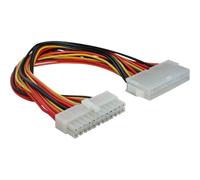 DELOCK CABLE ALIMENTACION ATX 24PIN - 24PIN M/H 0.30M