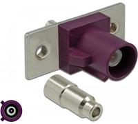 Delock Spina a molla maschio FAKRA D per la saldatura di 2 fori preforati NEW