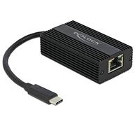 Delock Adattatore USB-C 25 Gigabit LAN (Realtek) nero NEW