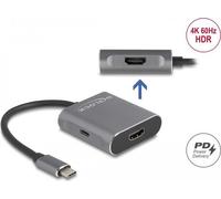 Delock Splitter USB Type-C (DP Alt Mode) a 2 x HDMI MST con USB Type-C PD NEW