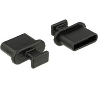 DELOCK Staubschutz USB TypC-Buchse m. Griff schwar NUOVO