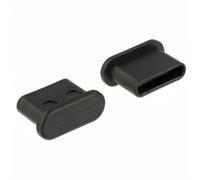 DELOCK Staubschutz USB TypC-Buchse o. Griff schwar NUOVO