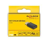 Delock Stick WLAN USB Wi-Fi 6 Dual Band AX1800 (1201 + 574 Mbps) 12772