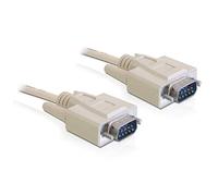 DeLOCK Sub-D 9 3m cavo seriale Beige Sub-D9