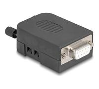Delock Sub-D Steckergehäuse incl.Verbinderbuchse232-485 Cavo 90655