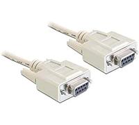 DELOCK SUB-D9 3M CABLE DE SERIE BEIGE