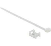 Delock Supporto a vite 23 x 16 mm con fascetta L 150 x P 7,2 mm bianco NEW