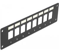 Delock Supporto Keystone a 8 porte per installazione a pannello NEW