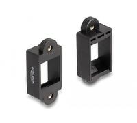 DeLOCK Supporto Keystone per Installazione con Attacco a Vite Nero Marca