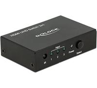 DELOCK 18683 - Switch HDMI, 3 presa HDMI su presa HDMI, 4K
