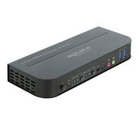 Delock Switch KVM HDMI 4K 60 Hz con USB 3.0 e Audio 3840 x 2160 Pixel 11481