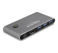 DELOCK 18647 - Switch KVM a 2 porte, HDMI