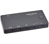 DELOCK 11477 - Switch KVM, HDMI, USB-C