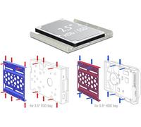 Delock telaio di installazione in alluminio da 2,5" a 3,5" argento NEW