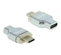 DeLOCK 66433 adattatore per inversione del genere dei cavi Thunderbolt 3/ USB C Argento