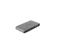 DeLOCK 87777 replicatore di porte e docking station per laptop Cablato Thunderbolt 3 Grigio [87777]