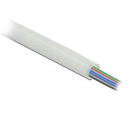 Delock Tubo di Protezione Intrecciato in Fibra di Vetro, 10 m x 6 mm, Bianco