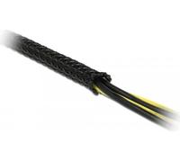 Delock tubo flessibile intrecciato estensibile 5 m x 12 mm nero NEW