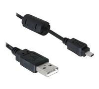 Delock USB 1,83m 1,83 m USB Maschio/Femmina Nero M/F Black 82414