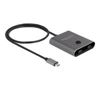 Delock USB 10 Gbps USB Type-C Switch 2 a 1 bidirezionale da 8K USB 3.2 11500