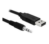 DELOCK 83115 - Convertitore USB 2.0, TTL seriale, jack da 3,5 mm, 1,8 m (5 V)