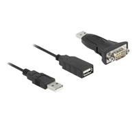 Delock Adattatore USB 2.0 tipo A a 1 connettore seriale RS-232 D-Sub 9 pin