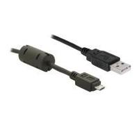 DeLOCK USB 2.0 Cable - 1.0m cavo USB 1 m USB A Micro-USB B Nero (Delock - USB-kabel - USB til Micro-USB) NEW