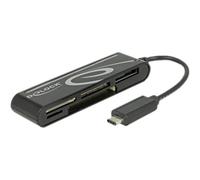 DELOCK 91739 - Lettore di schede, esterno, USB 2.0, tipo C.
