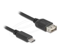 Delock USB 2.0 Kabel Type-C St zu Typ-A Buchse Cavo Digitale/dati m 81537