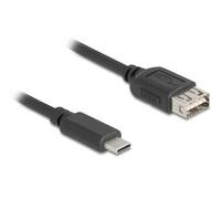 Delock USB 2.0 Kabel Type-C St zu Typ-A Buchse Cavo Digitale/dati m 81537