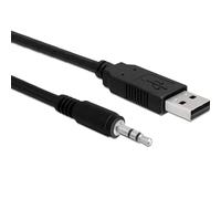DELOCK 83115 - Convertitore USB 2.0, TTL seriale, jack da 3,5 mm, 1,8 m (5 V)