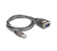 Delock USB 2.0 Type A to 1 x Serial RS-232 D-Sub 9 Pin Male 1 m
