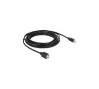 DeLOCK USB 2.0 USB forlÃ¦ngerkabel 5m Sort NEW