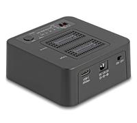 DeLOCK 64300 docking station per unità di archiviazione USB 3.2 Gen 2 (3.1 Gen 2) Type-C Nero