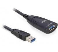 Delock USB 3.0 5m 5 m USB 3.2 Gen 1 (3.1 Gen 1) Maschio/Femmina Nero 83089