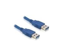 DeLOCK USB 3.0-A male/male - 3m cavo USB USB A Blu (Delock - USB-kabel - USB til USB - 3 m)