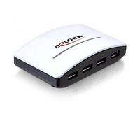 DeLOCK USB 3.0 External HUB 4 Port 5000 Mbit/s Nero, Bianco (Delock USB 3.0 exte