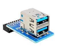 DELOCK 41865 - Presa USB 3.0 di pineader su 2x USB 3.0 A