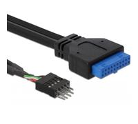 DELOCK 83095 - Connettore USB a 3 piedini al connettore USB 2.0