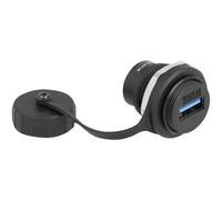 Delock USB 3.2 Gen 1 Typ-A Einbaubuchse con Verschlusskappe IP67 Cavo 86961