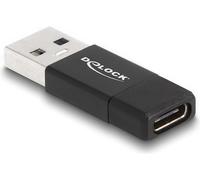 DeLOCK USB 3.2 Gen 2 Adapter USB Type-A Male to USB Type-C Female Black