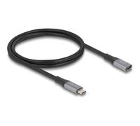 Delock USB 40 Gbps VerlängerungsCavoType-C St> Bu Cavo Digitale/dati 81201