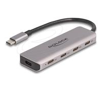 Delock USB 5 Gbps Hub a 4 porte USB Type-C con connettore USB Type-C 64238
